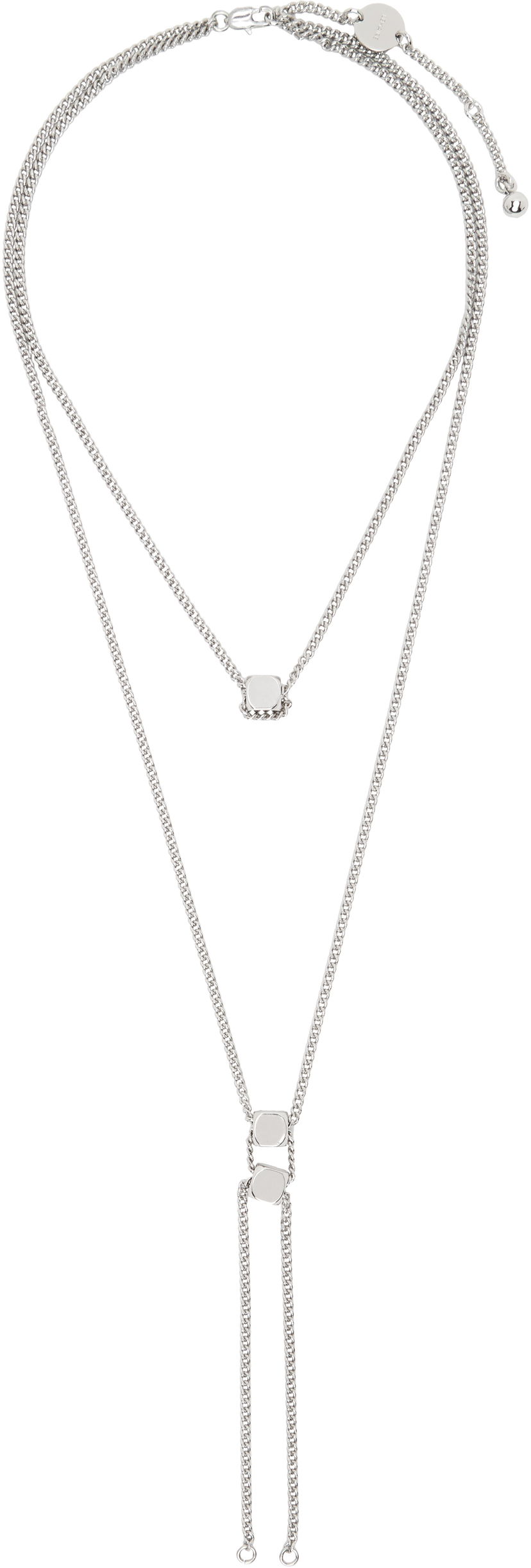 Halsband LEMAIRE Lemaire Abacus Bolo Tie Necklace Metallisk | JW0118 LO036