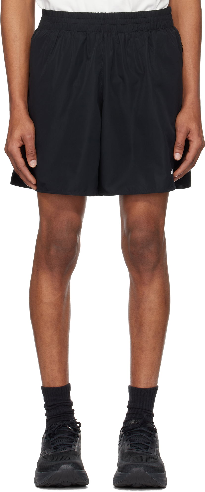 Shorts Jil Sander Jil Sander Bonded Logo Shorts Svart | J47KA0281_JTN158