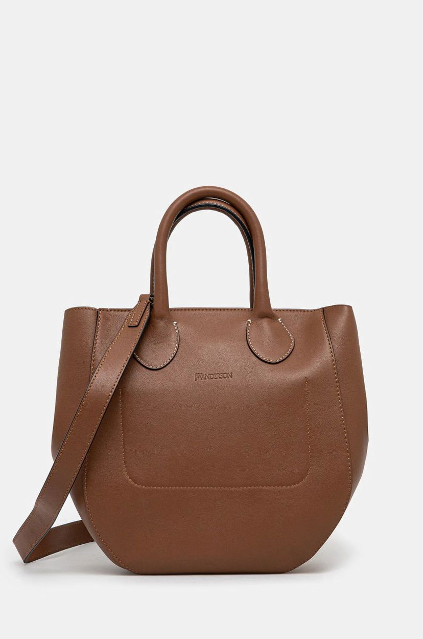 Handväska JW Anderson JW Anderson Small Punch Tote Bag Brun | HB0680.LA0250.621