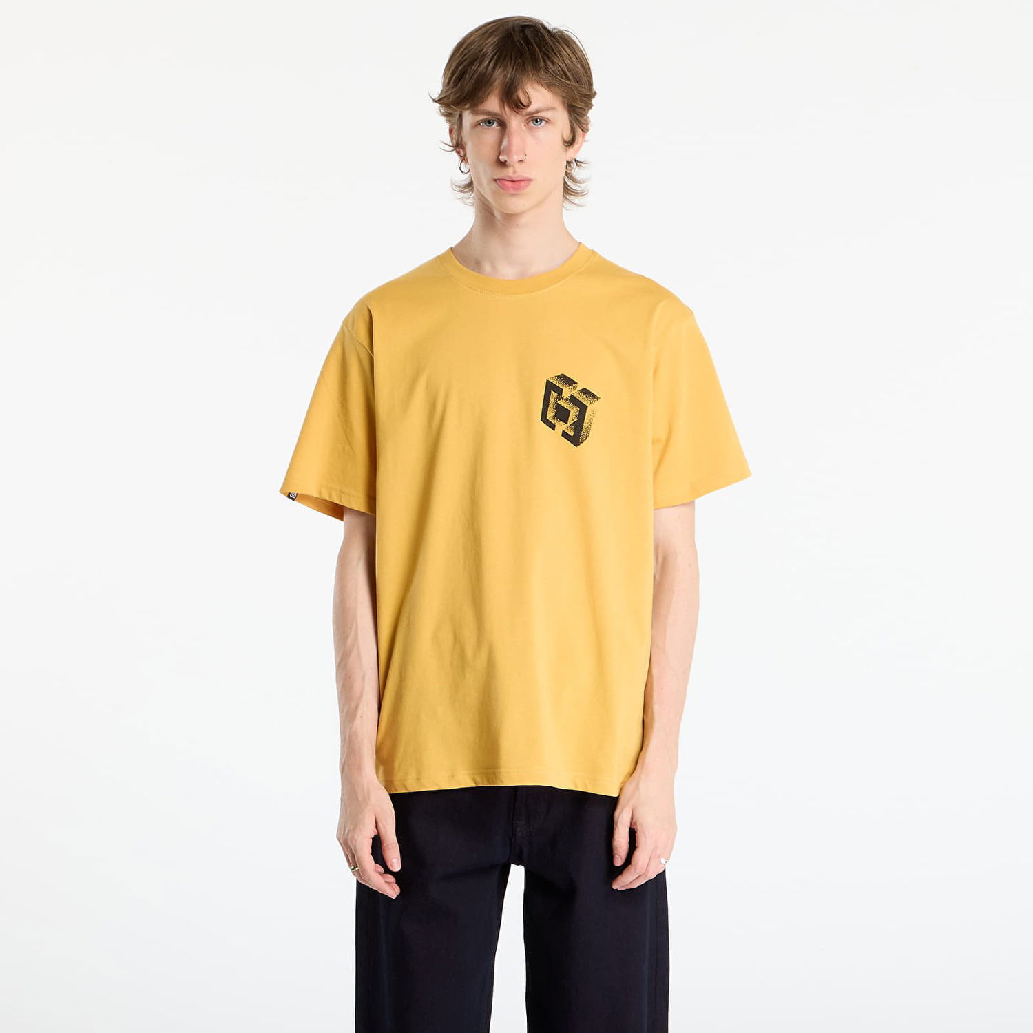 T-shirt Horsefeathers T-Shirt Blocks Gul | SM1389B, 0