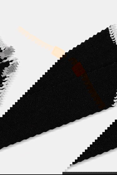 Strumpor UGG MARLENY Wool Blend Scalloped Trim Socks Svart | 1163870, 1