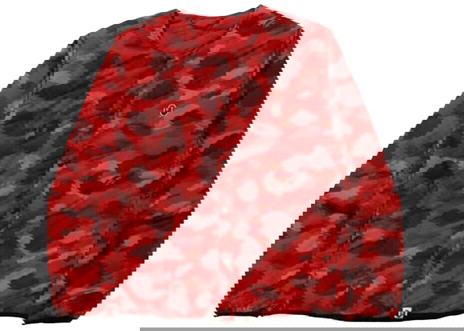 Jacka BAPE Color Camo Lightweight Down Jacket Röd | 1G80140019, 0