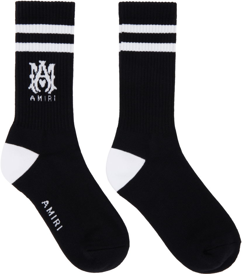 Strumpor AMIRI Core Logo Socks Svart | AMACSK1006