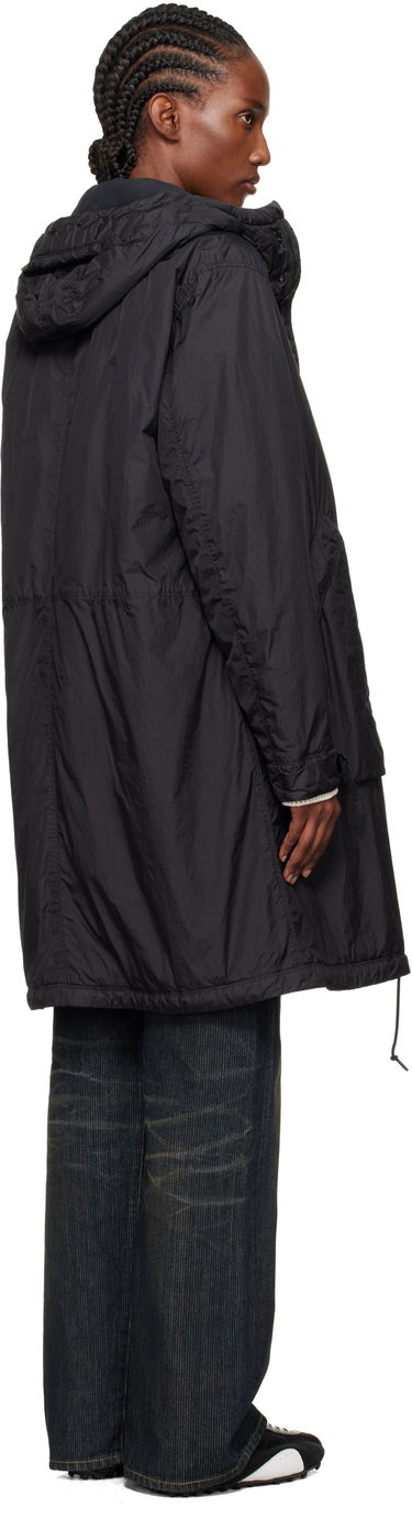 Rockar Stone Island Crinkled Reps NY Coat Svart | K2S15 7100003 S0A23, 2