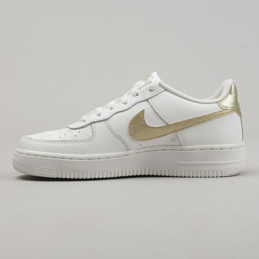 Sneakers och skor Nike Air Force 1 ''Summit White Gold'' GS Vit | 314219-127, 0