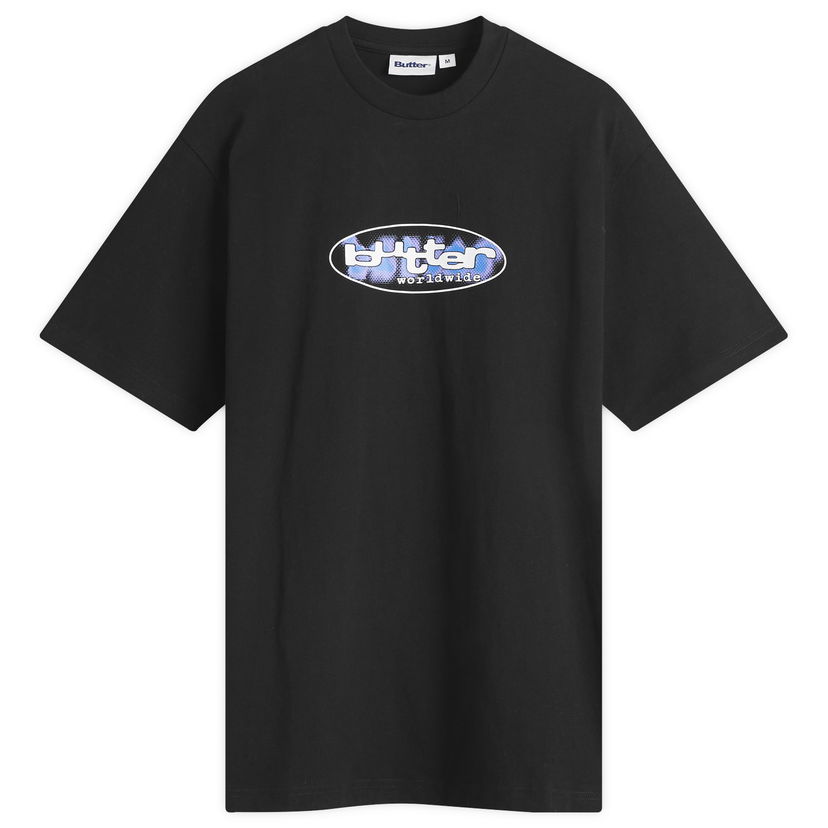 T-shirt Butter Goods Vortex T-Shirt, Size Large Svart | BG252111-BLK