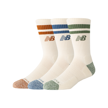 Strumpor New Balance Multicolor Crew Socks Vit | NBLAS35210AS3, 0