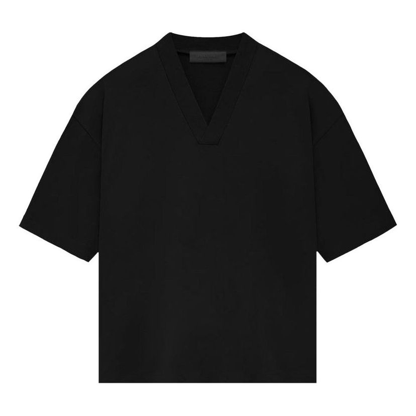 T-shirt Fear of God Essentials V-Neck T-Shirt Svart | 125BT234110F