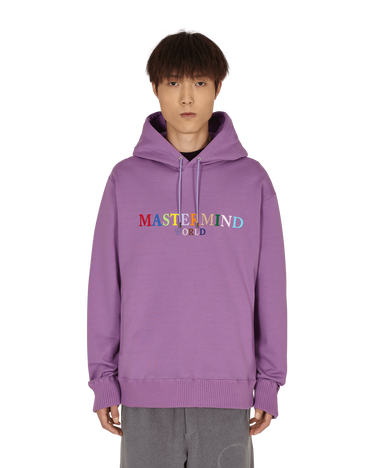 Sweatshirt Mastermind WORLD Logo Hoodie Purpur | MW21S07-SW029-010 004, 0