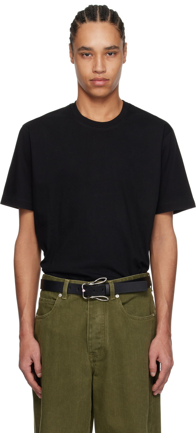 T-shirt Bottega Veneta Bottega Veneta Cotton Jersey T-Shirt Svart | 825172V4N501000