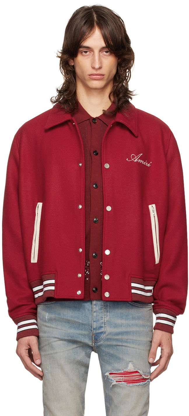 Bomberjacka AMIRI Bomber Jacket Röd | AMOUVY1005