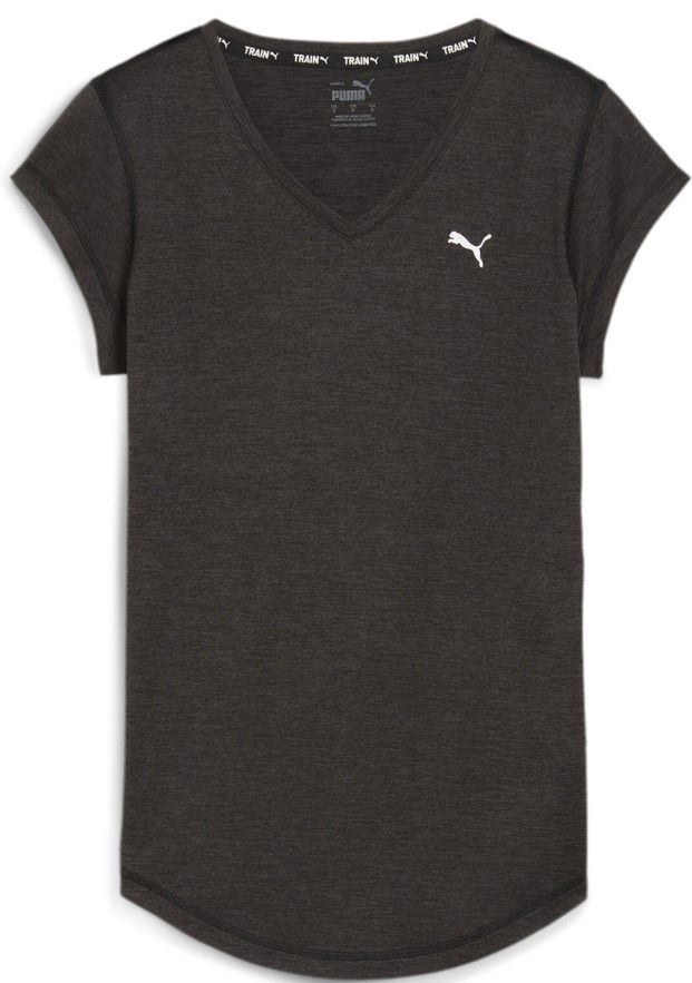 T-shirt Puma TRAIN FAV HEATHER CAT TEE Svart | 526226-01