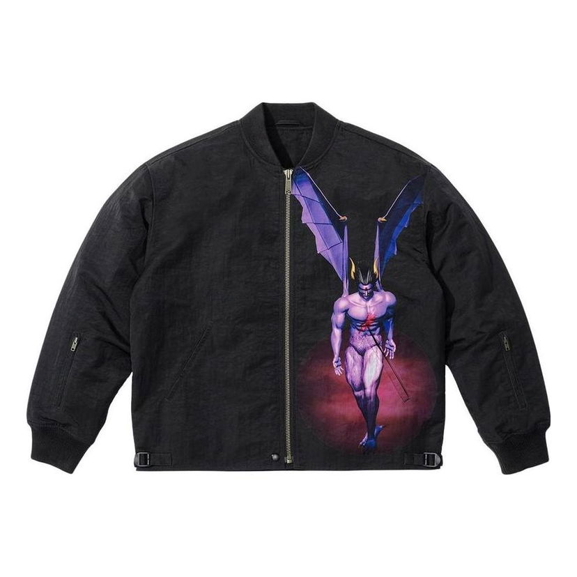 Bomberjacka Supreme Yamamoto Nylon Bomber Jacket Svart | SUP-FW22-255