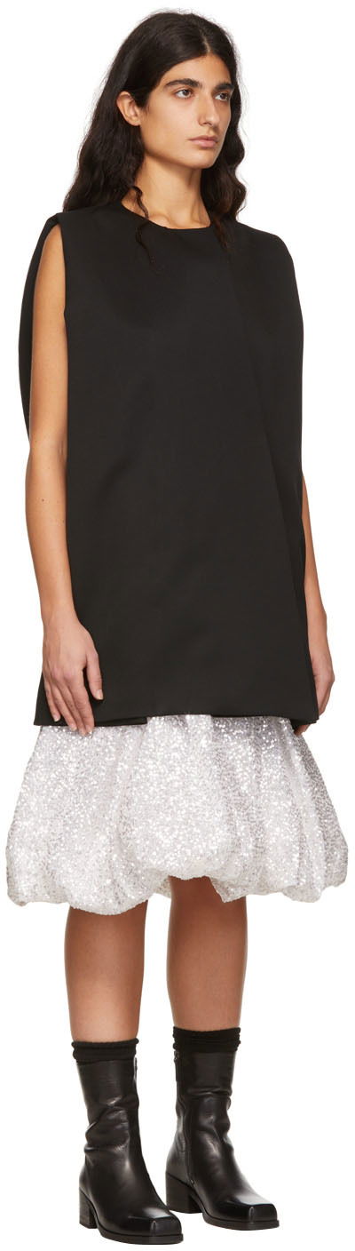 Klä We11done Wool Sleeveless Mini Dress Svart | WD-OP1-22-102-W-BK, 1