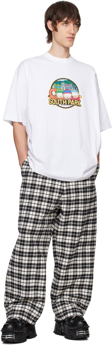 T-shirt VETEMENTS Vetements 'South Park' Oversized T-Shirt Vit | UA66TR610W, 3