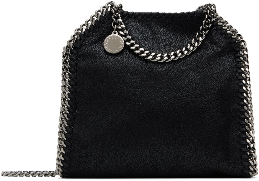 Handväska Stella McCartney Falabella Tiny Shoulder Bag Svart | 391698W9132