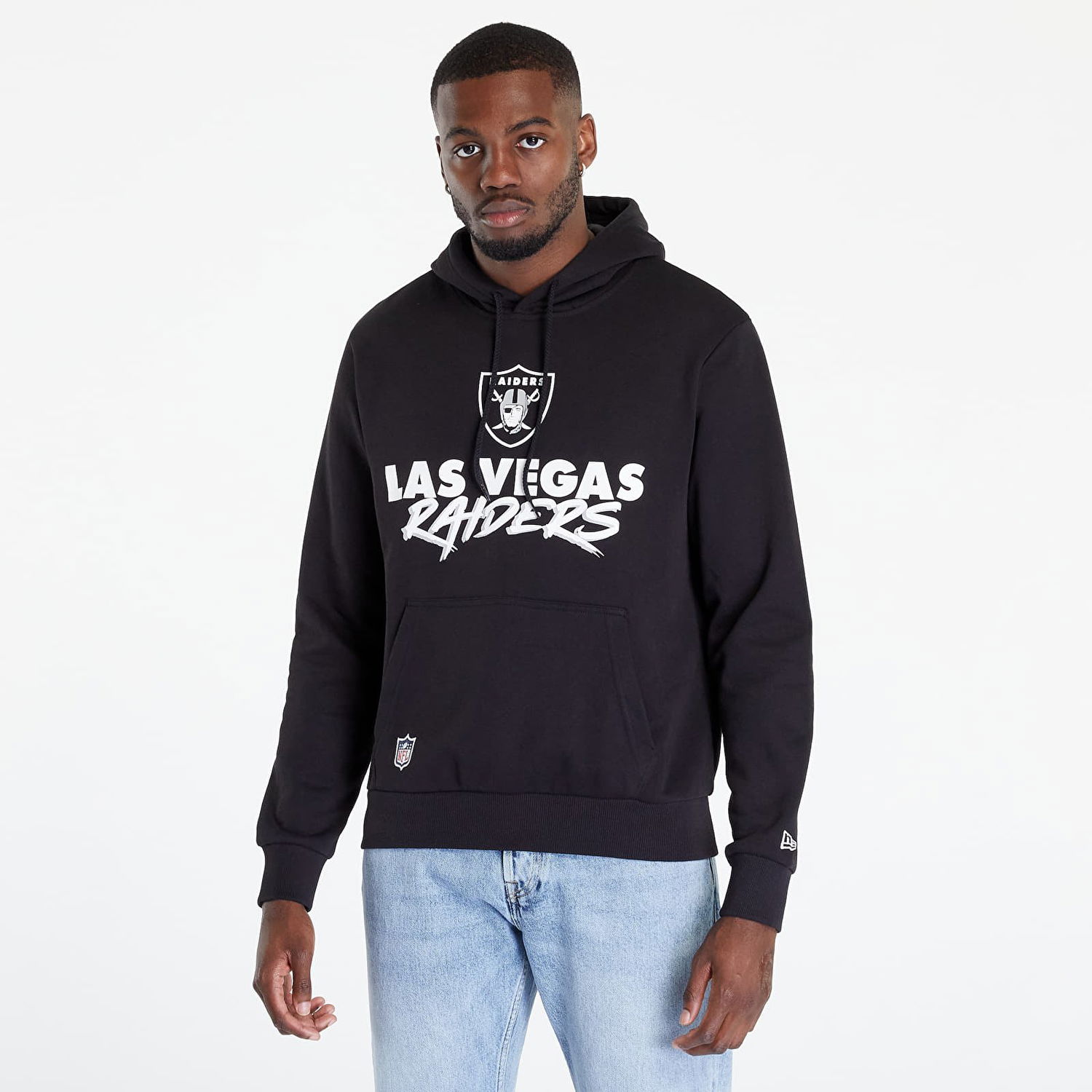 Sweatshirt New Era NFL Script Team Las Vegas Raiders Svart | 60284648, 0