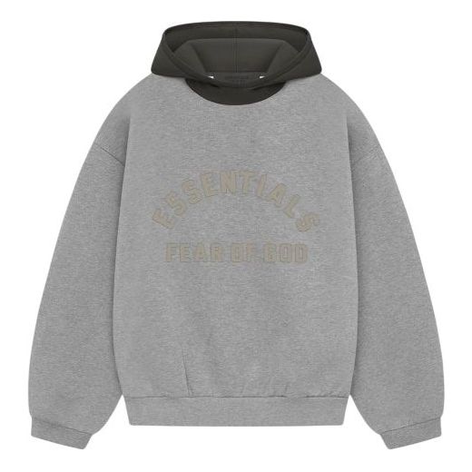 Sweatshirt Fear of God Fear of God Essentials SS24 Nylon Fleece Hoodie Grå | 202SP244313F