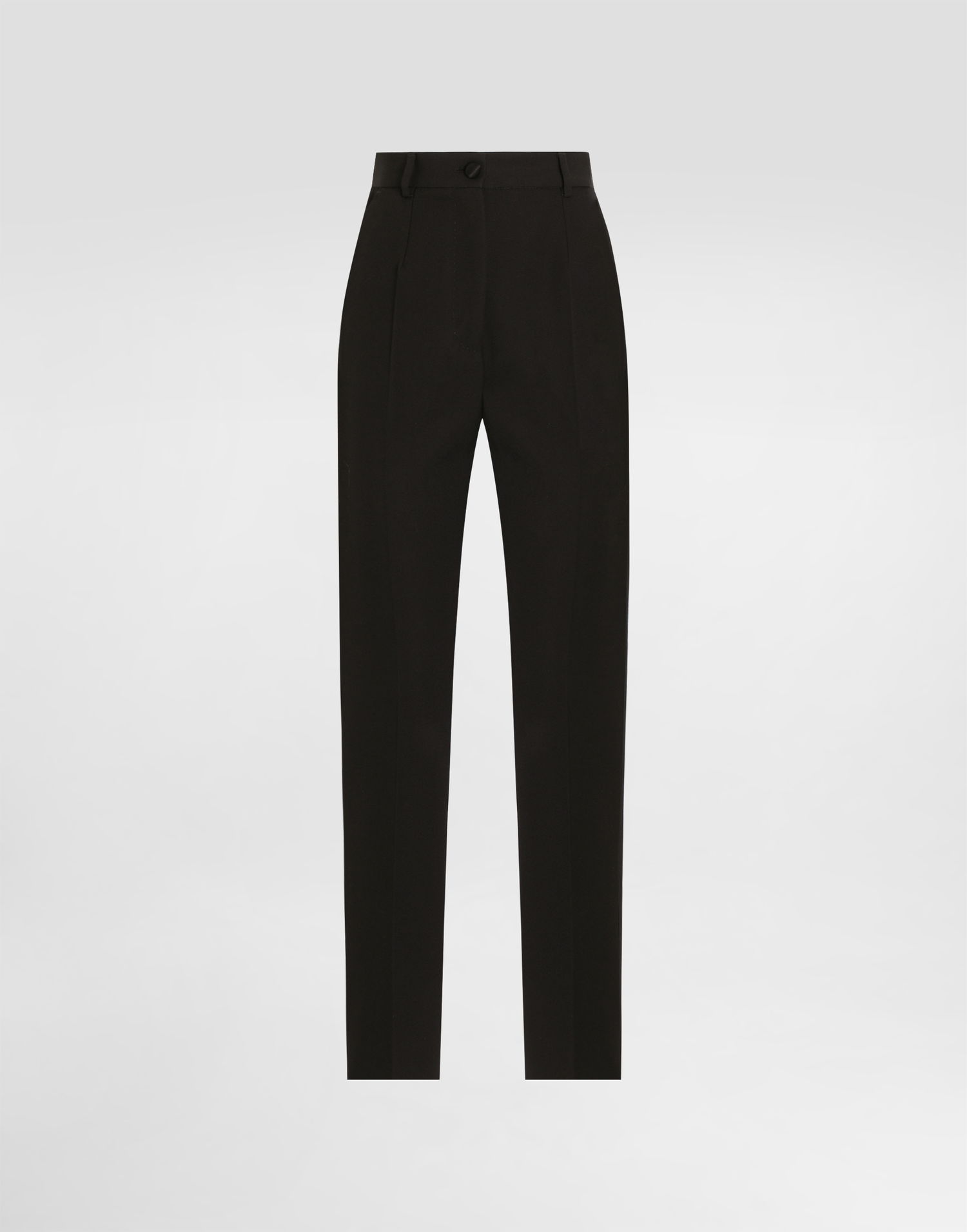 Byxor Dolce & Gabbana Dolce & Gabbana Tailored Woolen Tuxedo Pants Svart | FTAM0TGDC5YN0000, 0