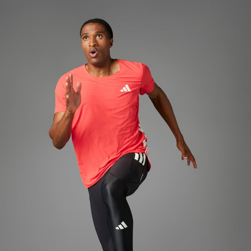 T-shirt adidas Performance Adizero Running T-Shirt Röd | IX8987