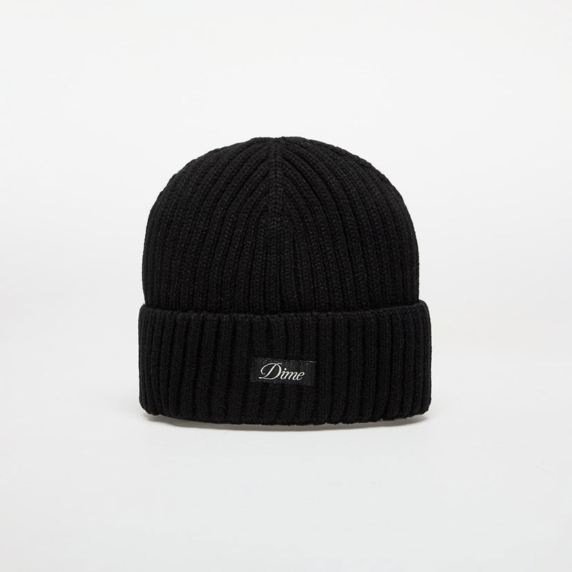 Mössa Dime DIME Cursive Fold Beanie Svart | DIMEHO2427BLK