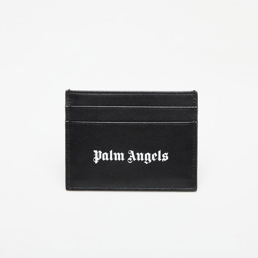 Plånbok Palm Angels Classic Logo Card Holder Black/ White Universal Svart | PMND017C99LEA0011001