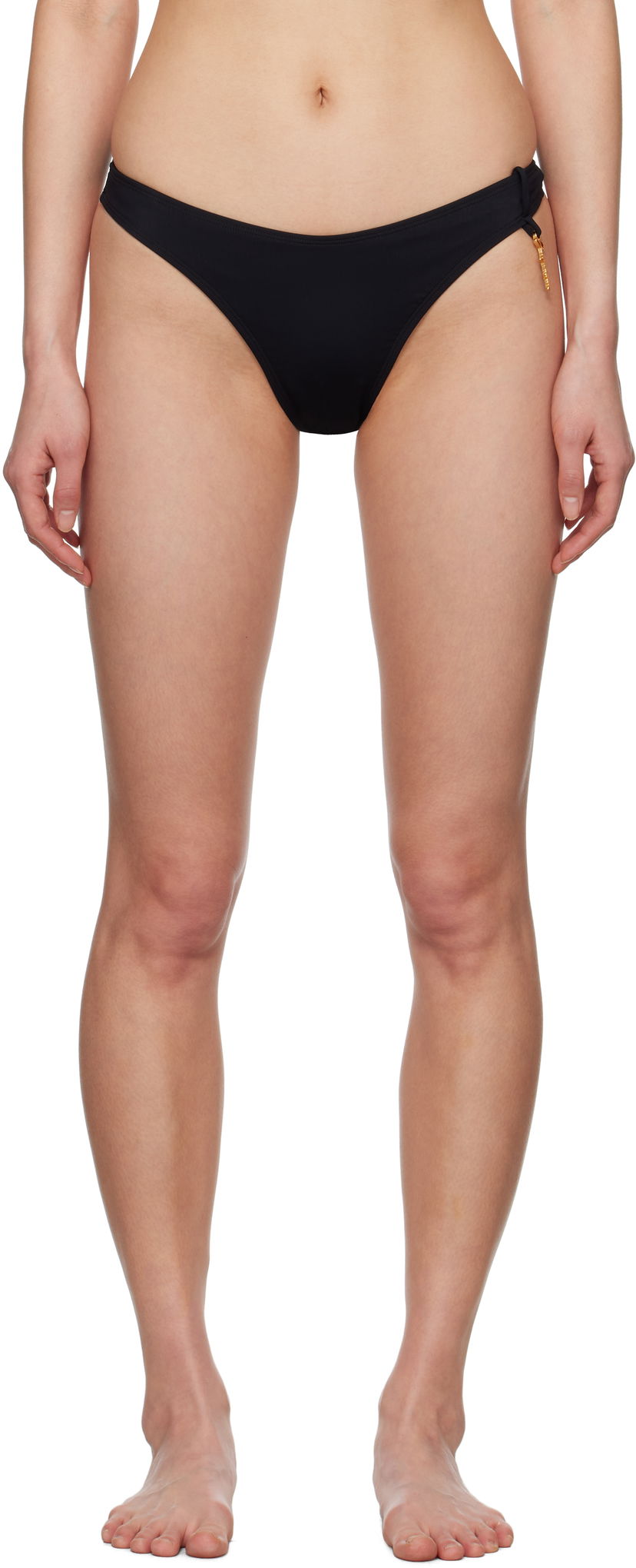 Badkläder Jacquemus Jacquemus Signature Bikini Bottom Svart | 25E251SW025-2294