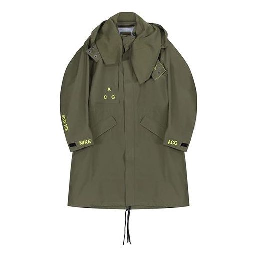 Parkas Nike ACG LAB GORE-TEX Hooded Coat Grön | AQ3516-395