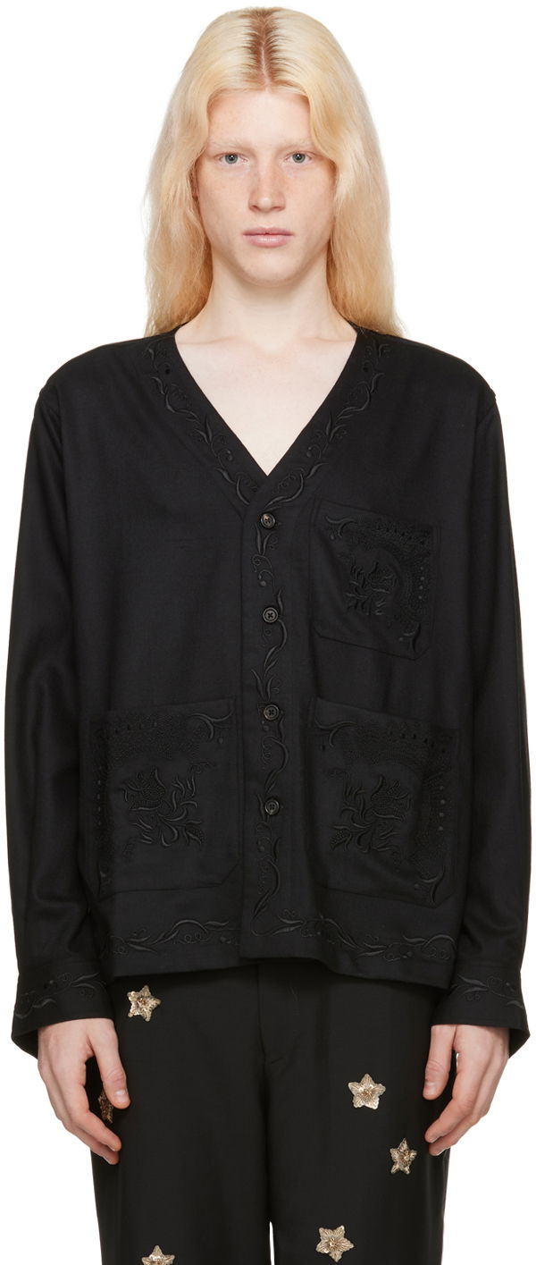 Skjorta Bode Dumas Shirt Svart | MRF23SH025