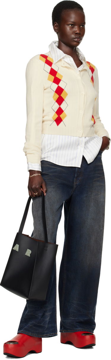 Armband Marni Marni Crystal-Embellished Symbol Chain Bracelet Metallisk | BRMV0220A0 P6527, 3