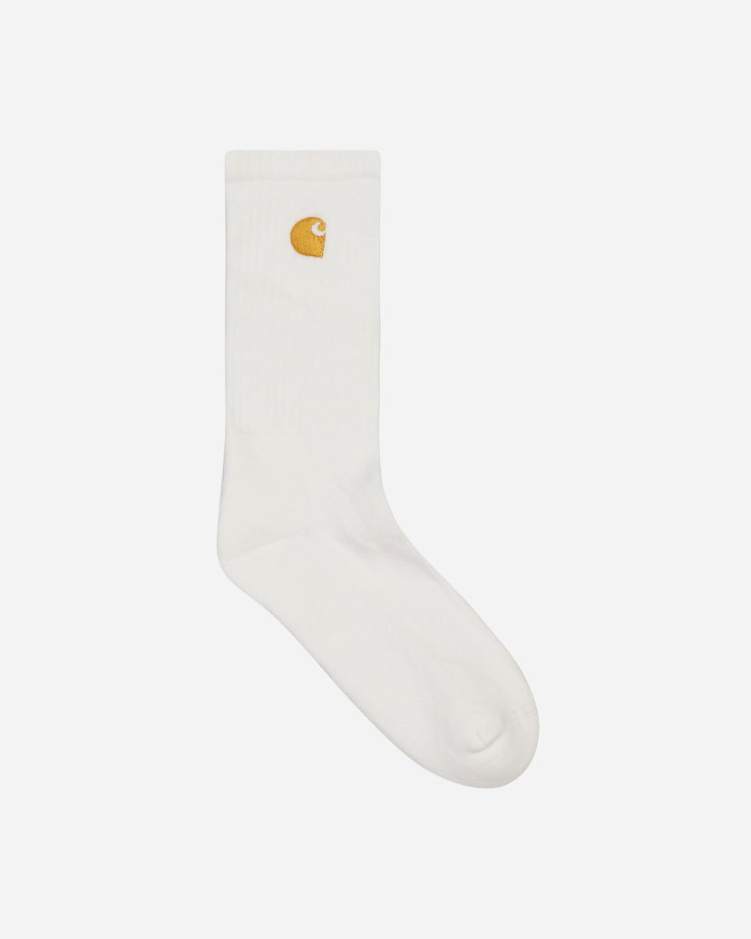 Strumpor Carhartt WIP Chase Socks White Svart | I029421_00R_XX