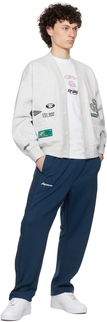 Sweater AAPE by A Bathing Ape AAPE by A Bathing Ape Main Cardigan Grå | AAPSWMC324XANWH2, 3