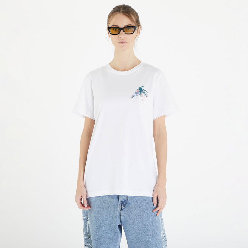 T-shirt Queens Dej Mi Radši Kytku V Květináči T-Shirt Vit | QNS_035