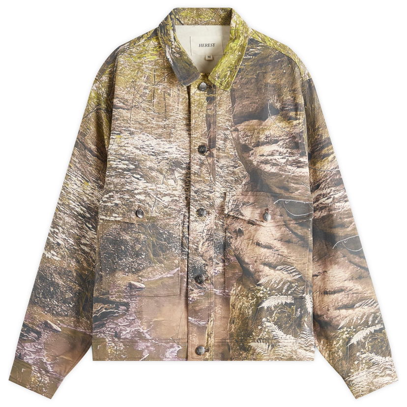 Jacka Heresy Heresy Dunino Print Jacket Brun | HSS25-O08