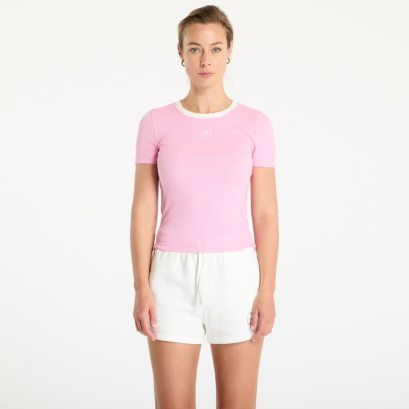 T-shirt GAP GAP Cropped Logo T-Shirt Rosa | 637782-05