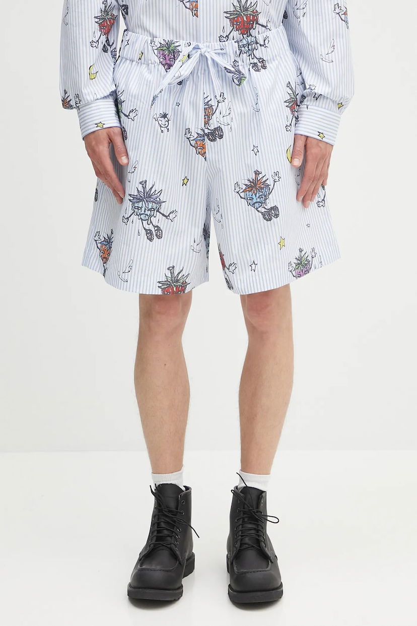 Shorts Sky High Farm Sky High Farm Strawbabies Shorts Blå | SHF07P012