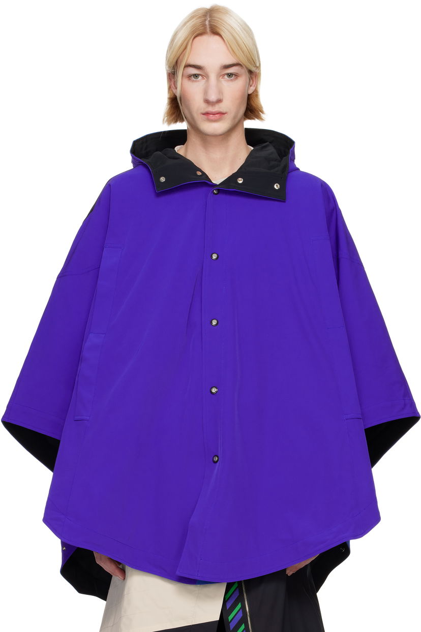 Parkas Asics Edition Heveanoid Reversible Cape Jacket Purpur | 2203A290-400