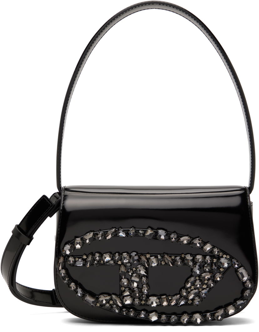 Handväska Diesel Diesel 1DR Crystal-Embellished Shoulder Bag Svart | X08396 P8036