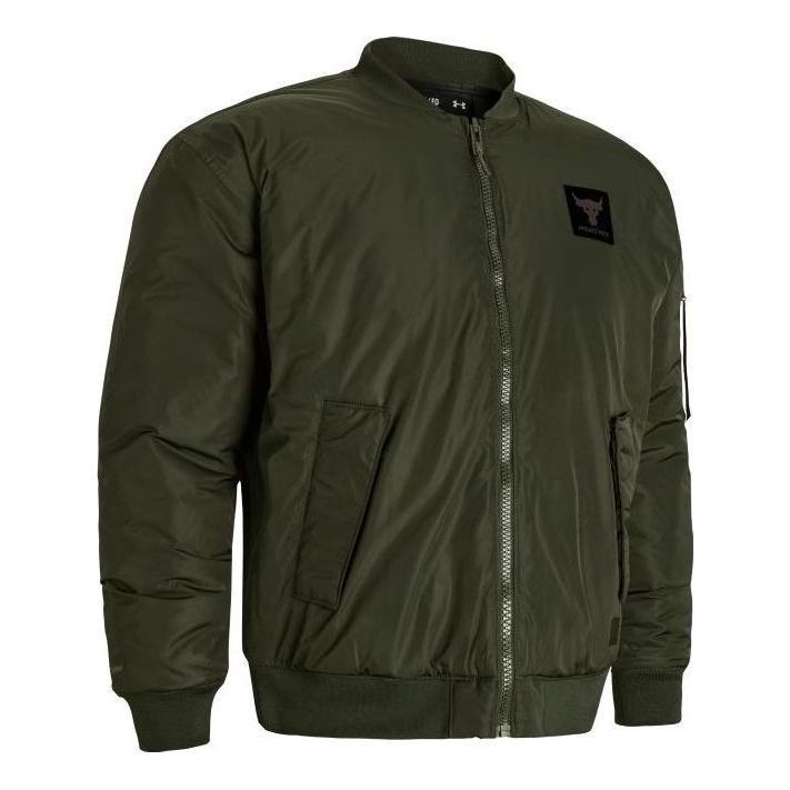 Bomberjacka Under Armour Project Rock Bomber Jacket Grön | 1382278-390, 0