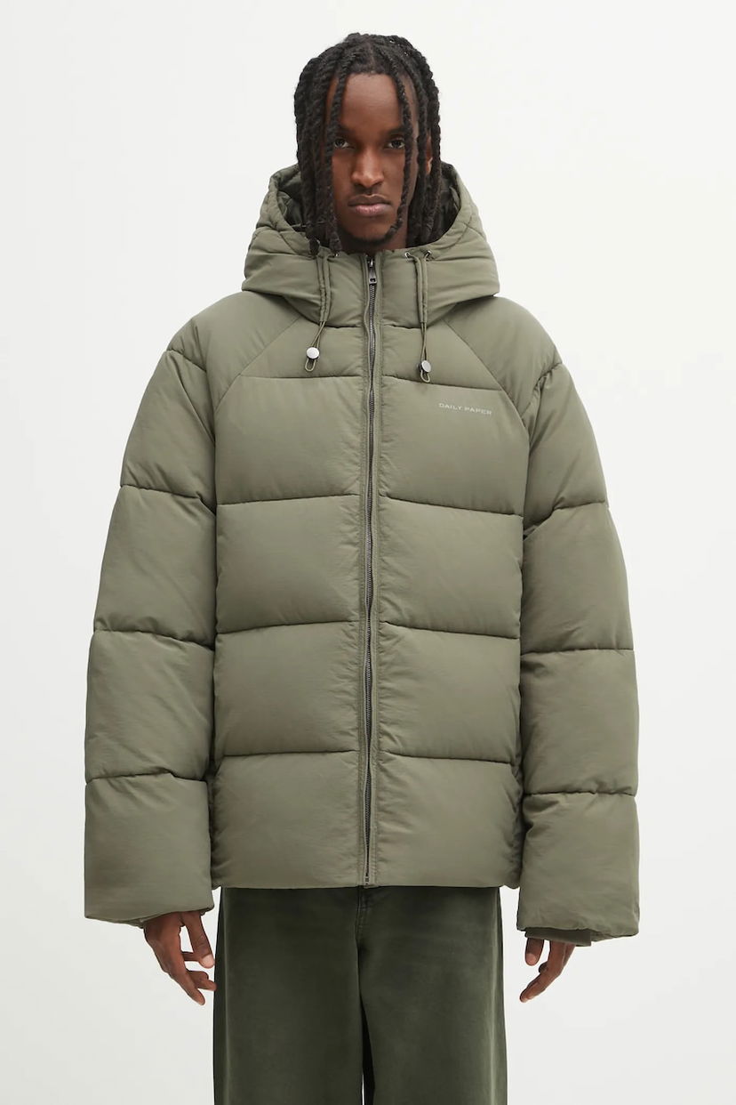 Pufferjacka DAILY PAPER Relaxed Puffer Jacket Grön | 2522018