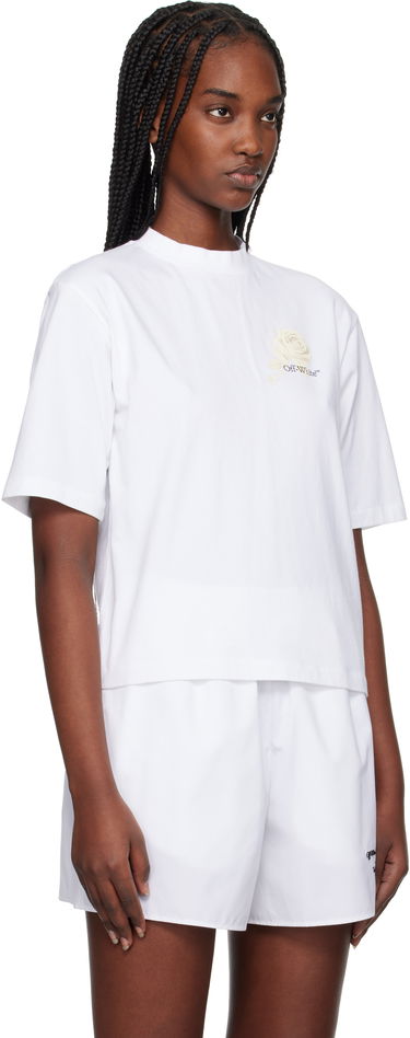 T-shirt Off-White Off-White Roses Arrows Boxy T-Shirt Vit | OWAA124S25JER0010110, 1