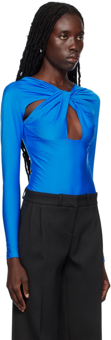 Kropp Coperni Cutout Long Sleeve Bodysuit Blå | COPJS19545C, 1