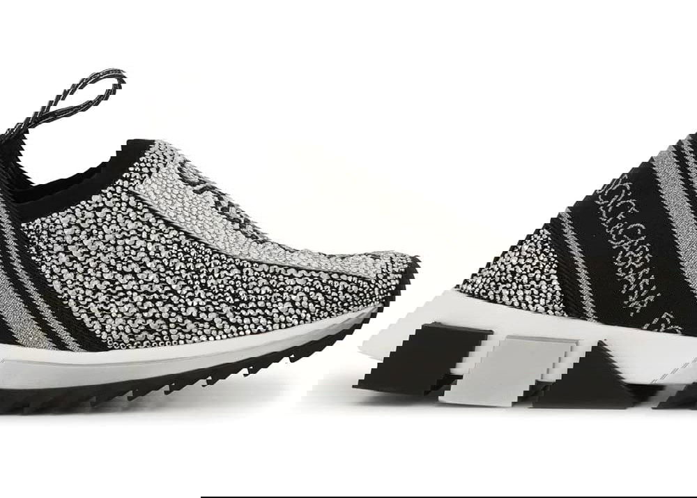 Sneakers och skor Dolce & Gabbana Sorrento Slip On Grey Crystal W Grå | CK1644AZ2938B836, 0