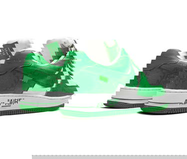Sneakers och skor Nike Louis Vuitton x Air Force 1 Low By Virgil Abloh "Green" Grön | DD0216, 3