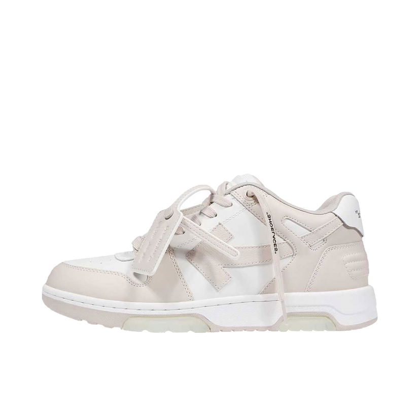 Sneakers och skor Off-White Out Of Office Calf Leather "White Beige" Beige | OMIA189C99-LEA007-0161