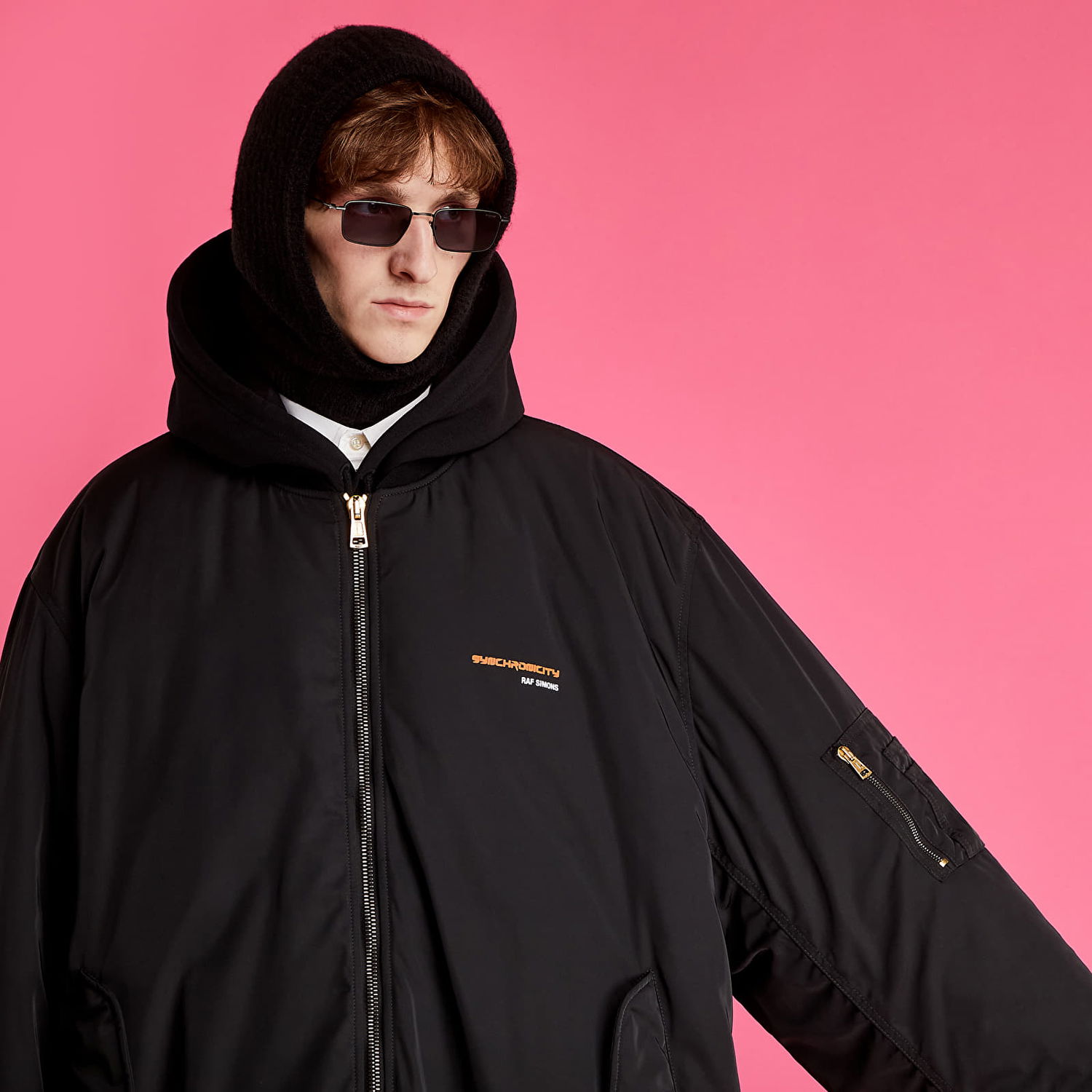 Bomberjacka RAF SIMONS Synchronicity Bomber Jacket Svart | 212-M621A-30060-0099, 1