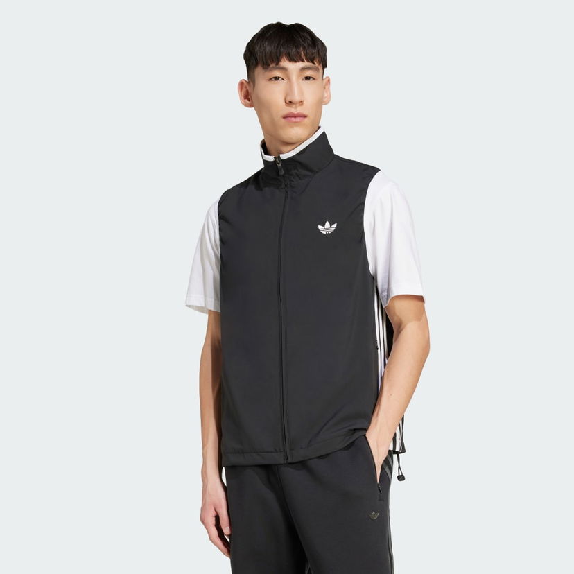 Väst adidas Performance Adicolor Woven Vest Svart | JZ5553