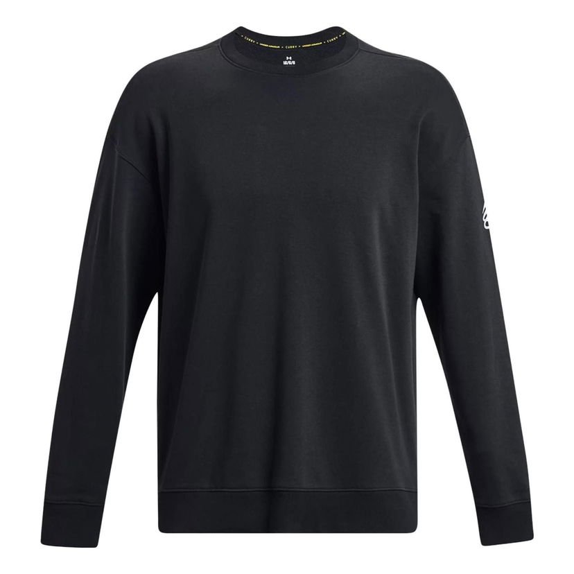 Sweater Under Armour Curry Splash Crew Sweatshirt Svart | 1380836-001