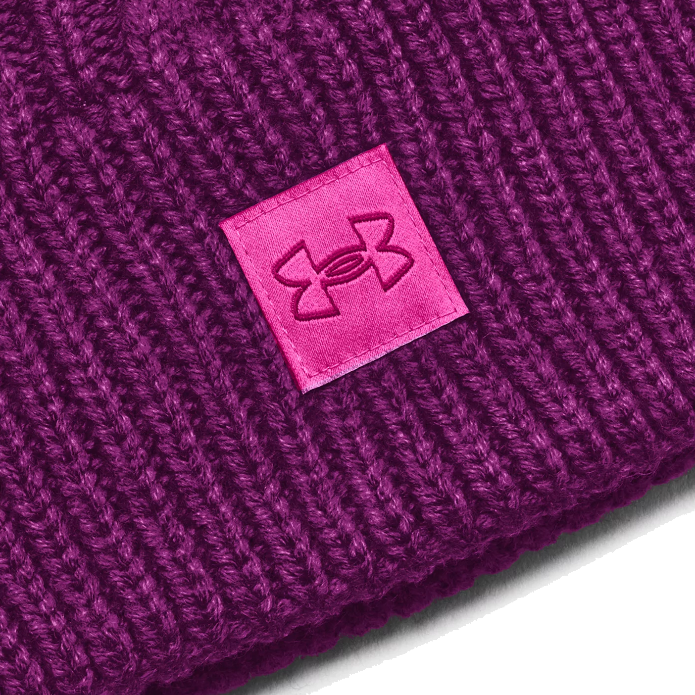 Mössa Under Armour Halftime Cable Knit Beanie Purpur | 1379995-573, 1
