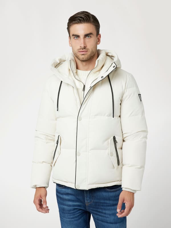 Pufferjacka GUESS Down Puffer Jacket Vit | M4BL43WGJR2, 0